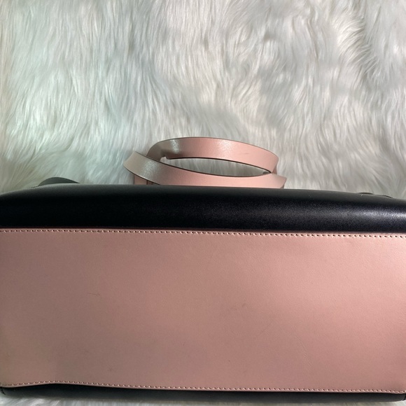 EUC 💕 Kate Spade New York Rosa Daisy Black and Pink Tote Bag - Picture 7 of 8